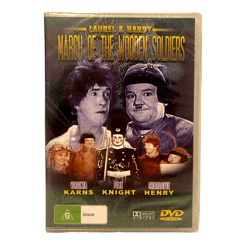 March of The Wooden Soldiers DVD Laurel & Hardy All Region Brand New Sealed - Picture 1 of 2