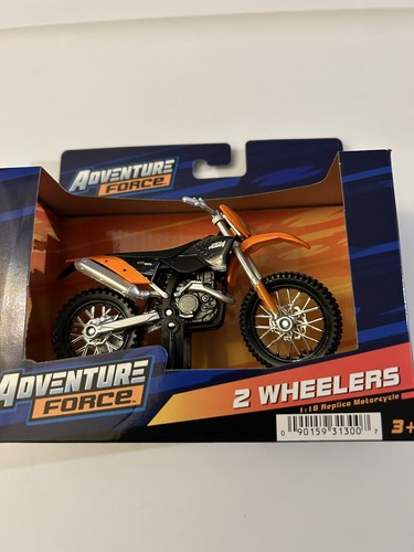 Orange KTM 450 EXC Racing 1:18 Kinder Diecast Dirt Bike Motocross Motorräder Spielzeug - Bild 3 von 11
