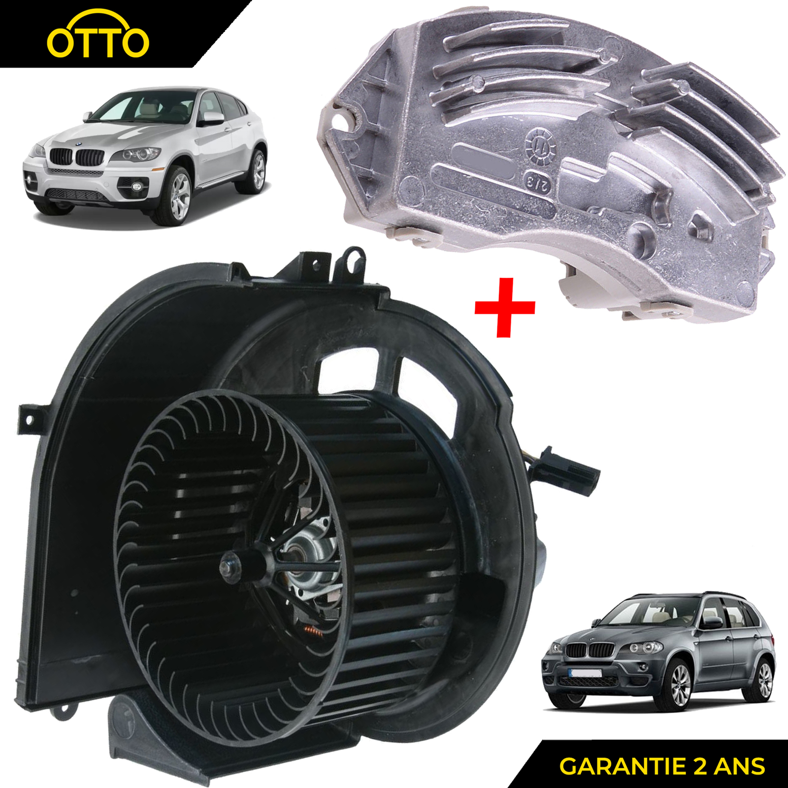 Module de chauffage BMW X5 en aluminium thermique pour régulateur d'air