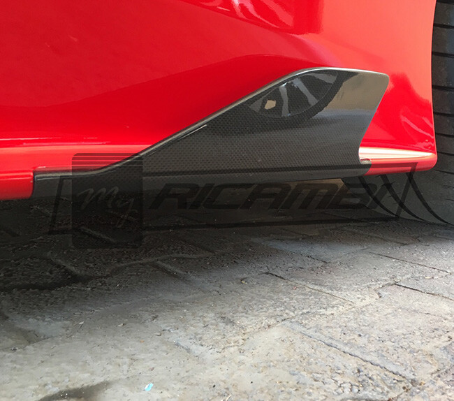 Ferrari 458 Speciale & Aperta Carbon Fiber Side Skirts Aero Fins