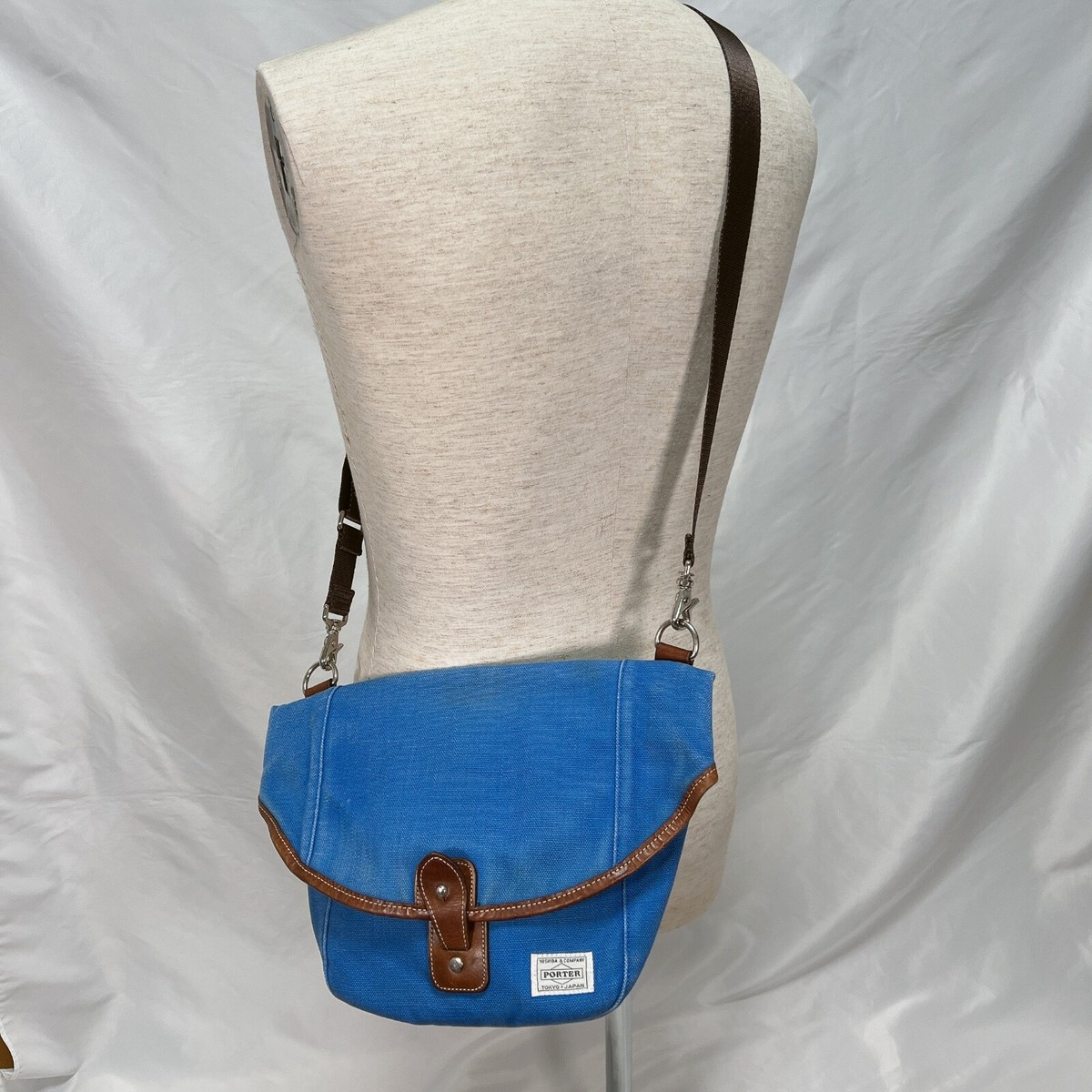 Yoshida Porter Shoulder Medicom Toy collaboration bag Blue men and