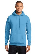 Port Company Mens Long Sleeve Core Fleece Pullover Hooded Sweatshirt PC78H