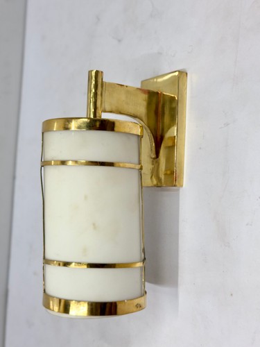 Pair of 2 Marine Artefacts Antique Original Brass Old Wall Sconces Lamp Fixture - Picture 15 of 21