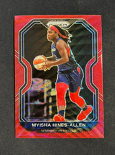 2021 Panini PRIZM WNBA Myisha Hines-Allen Ruby Wave #40 Washington Mystics
