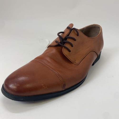 Express Mens Oxford Dress Shoes Brown 