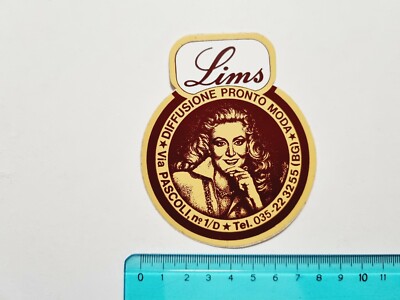 LIMS DIFFUSION STICKER READY FASHION STICKER STICKER VINTAGE 80s ORIGINAL