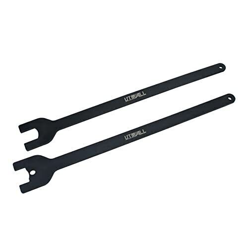 UTMALL 2PCS Viscous Fan Clutch Spanner Wrench Tool Set for Land Rover Range
