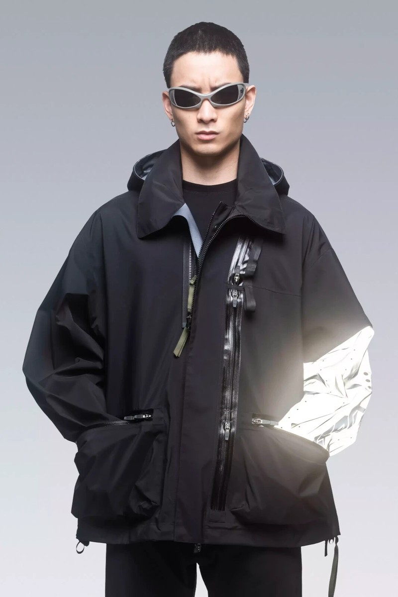 Acronym J115-gt 3l Gore-tex Pro Interops Jacket in Black Acronym J115-gt 3l Gore-tex Pro Interops Jacket in Black