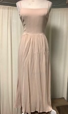 Reformation Blush Pink Adjustable Spaghetti Strap Midi Dress US 6/8