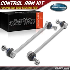 2Pcs Front Stabilizer Bar Link for BMW 528i 535d 550i 640i 650i Gran Coupe 750i