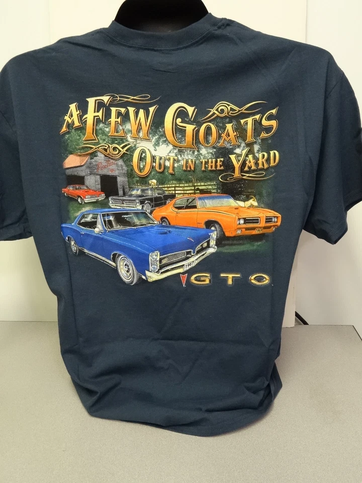  Camiseta gráfica Pontiac con licencia oficial GTO A Few Goats Out in the Yard Foto 2 de 2