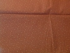 Random Tan Dots on Burgundy Cotton Fabric 44" Wide x 36" long 