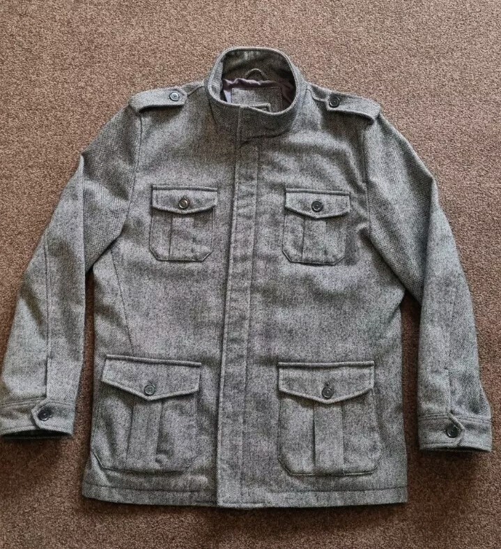 Jeff Banks 24 Jacket Grey/Black XL