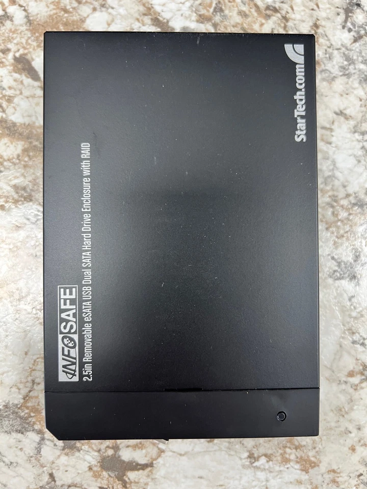 Infosafe Removable eSATA USB Dual SATA Hard Drive Enclosure with RAID - Image 2 of 4