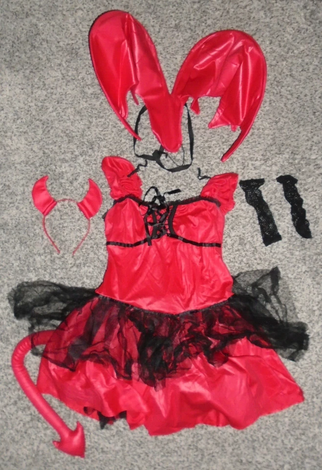Muñeca Diablo Disfraz Halloween Niñas Adolescentes Talla 7-9 Foto 2 de 4