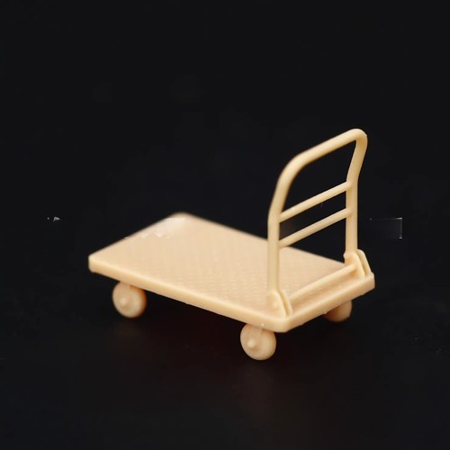 1/43 Delivery Cart Boy Scenep Miniatures Doll Figure For Cars Vehicle Toy - Picture 3 of 3