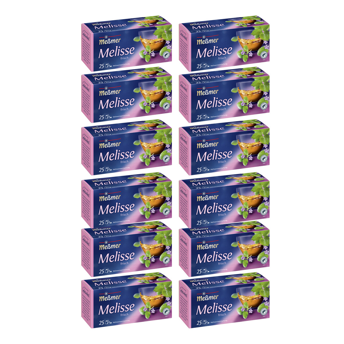 Meßmer Mezcla De Melisa Sabor Suave Con Anís 50g Paquete De 12