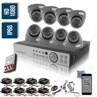 2tb Hard Drive Full Hd Cctv 2.4mp 1080p Dvr Record Ir-cut Security Camera Kit 2tb Hard Drive Full Hd Cctv 2.4mp 1080p Dvr Record Ir-cut Security Camera Kit