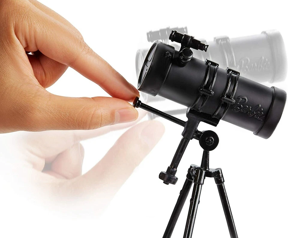 Mattel Barbie Astrofísica Muñeca Rubia Telescopio National Geographic Mapa Estelar Foto 3 de 4