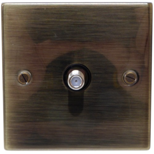 Antique Brass Screws Switch Socket USB Dimmer Fused Spur Cooker Shaver - Choose - Picture 57 of 81