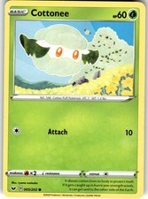 Cottonee Common SWSH01: Sword & Shield Base Set 005/202 LP