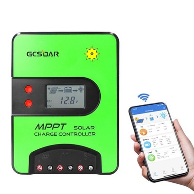 MPPT Laderegler 30A 12V/24V Auto Max PV 100V Eingebauter WiFi Adapter APP