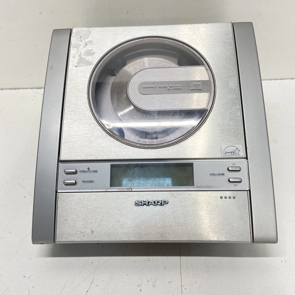 Sharp Silver Compact Disc Audio System CD Player XL-1700 - Image 2 of 4
