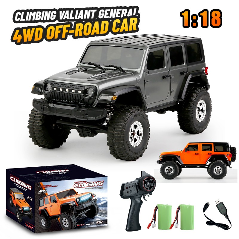 N*い様 JJRC C8801pro RCカー ブラック NEW JJRC C8801 1:18 4WD RC Car Rock Crawler Truck LED Lights w/3