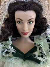 Gone With The Wind The Franklin Mint 16 Scarlett O Hara Vinyl Portrait Doll NIB