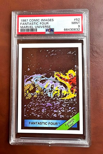 EARLY APPEAR POP 6 NO HIGH 1987 MARVEL UNIVERSE COMIC IMAGE FANTASTIC FOUR PSA 9