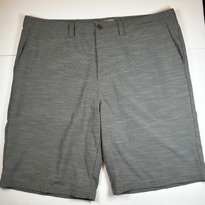 Travis Mathew Mens Gray Hybrid Shorts Size 40 Golf Casual Lightweight