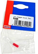 Maplin Electronics- Mln Toggle Cover Red RA 95 Sealed Packed EAN 5-026686742954.