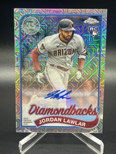 2024 Topps Series 2 JORDAN LAWLAR CHROME SILVER PACK AUTO DIAMONDBACKS RC