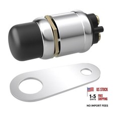 Push Button Starter Switch 12V 50A, Waterproof Momentary Start Switch black-1