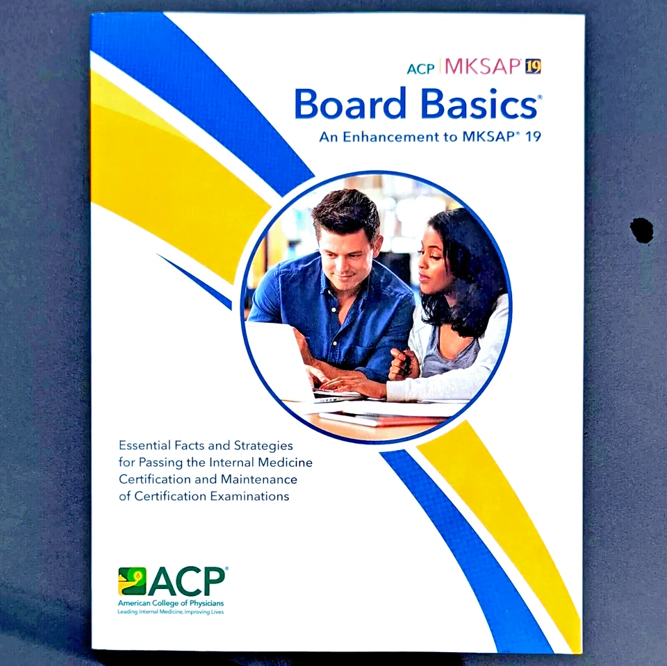 MKSAP 19 BOARD BASICS BOOK Free Shipping