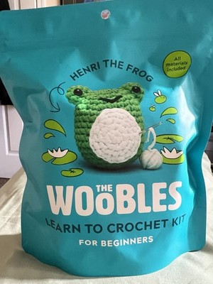 The Woobles Henri The Frog Learn To Crochet Kit For Beginners NEW