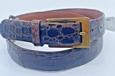 VTG Expansion 30” Women’s genuine alligator Brown Leather Work Dress Belt
