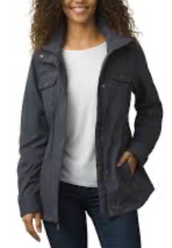 Prana Halle Utility jacket with pockets dark grey M