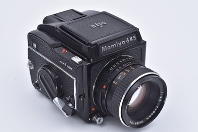 Mamiya 645 1000s with Sekor C 80mm Waist Level Finder - Tested Working 