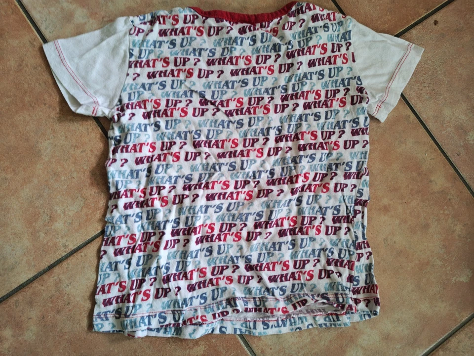 T-Shirt "What's Up?" , Größe 128  *N* - Bild 2 von 2