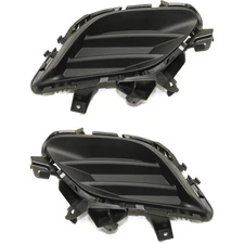Fog Light Cover Set For 14-17 Mazda 6 Textured Black Front MA1039130 MA1038130