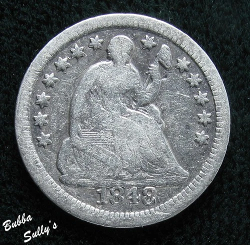 1848-O Seated Liberty Half Dime — photo from the most recent tracked eBay sale