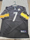 Pittsburgh Steelers Nfl Equipment Ben Roethlisberger Black Jersey Stitch Mens 56