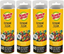 Scotch-Brite 50 Stickier Large Surface Roller Refill, Works Great On Pet Hair,