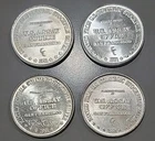 (4) Vintage 1981 .999 Pure Silver U.S. Assay Office San Fran CC 1oz Fine BU