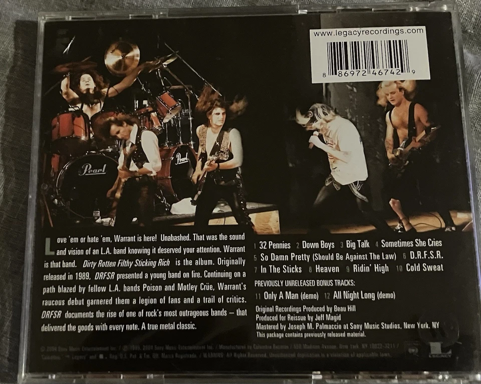 WINGER, WARRANT, TRIXTER, SLAUGHTER, BLUE TEARS - Early 90’s Rock CD Lot LOOK!! — 第 2/4 张图片