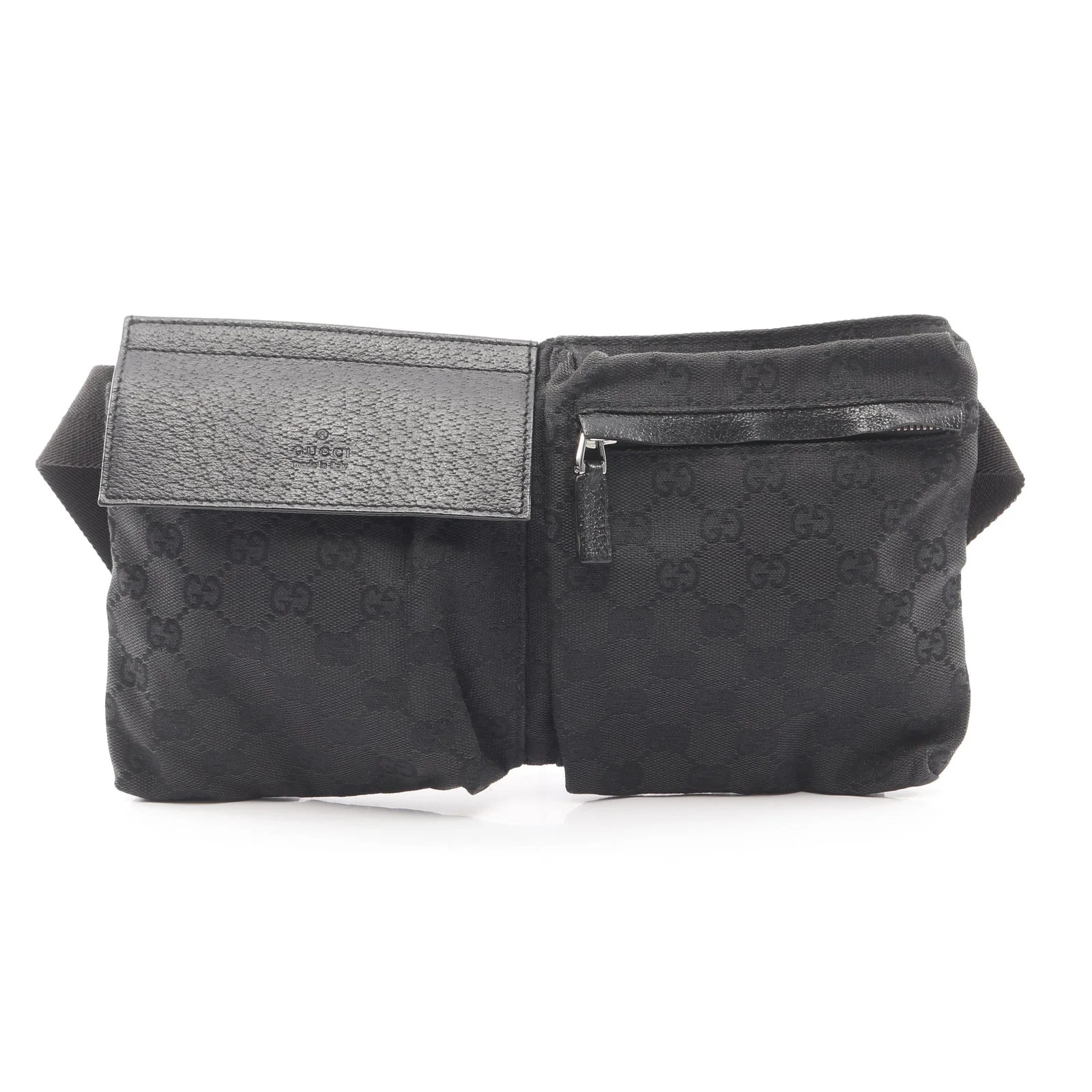 Gucci — Gucci GG Body Bag Black Leather #RCB3021