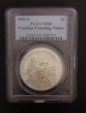 2006 P   FRANKLIN  SILVER DOLLAR PCGS MS69