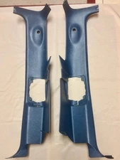 92-96 OBS Ford F150 92-97 F250 F350 Regular Cab LH RH Rear Pillar Trim Blue OEM