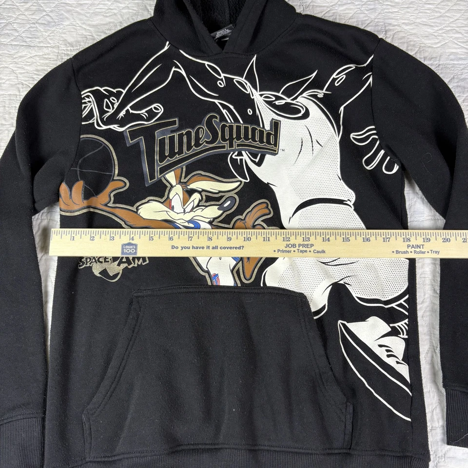 Moletom com capuz Space Jam Tune Squad meninos XL Southpole basquete Looney Tunes desenho animado - Imagem 3 de 4